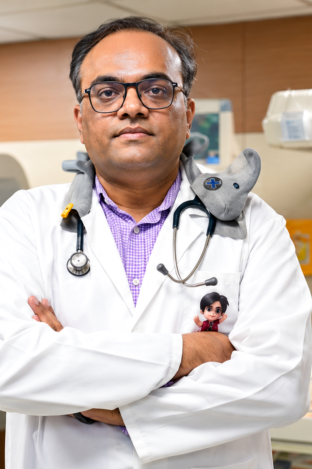 Dr. Shubhanshu Saini, pediatrician and newborn specialist in Jangpura, New Delhi